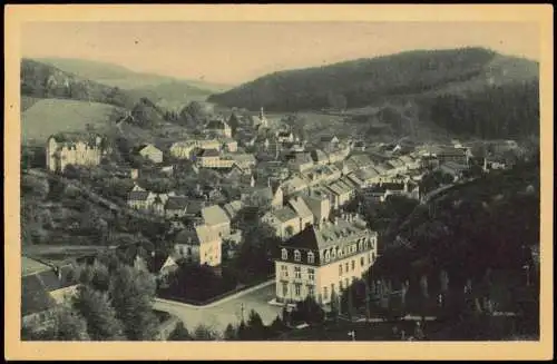 Bad Gottleuba-Bad Gottleuba-Berggießhübel Panorama mit der Heilstätte 1928