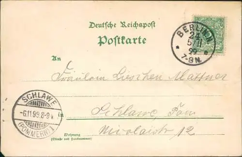 Vandalia sei's Panier Heraldik Berlin Burschenschaft Studentika 1899