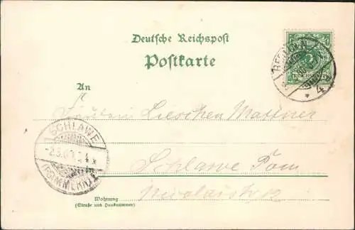 Ansichtskarte  Vandalia sei's Panier! Studentika Burschenschaft Berlin 1900  5