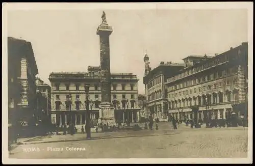 Cartoline Rom Roma ROMA Piazza Colonna 1920