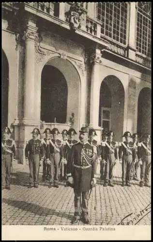 Postcard Vatikanstadt Rom Roma Vaticano Guardia Palatina 1910