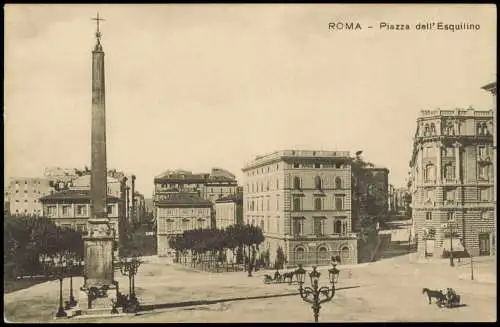 Cartoline Rom Roma ROMA Piazza dell'Esquilino 1910