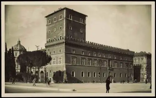 Cartoline Rom Roma Partie am Palazzo Venezia 1934