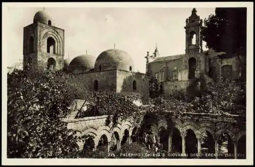 Palermo Palermo (Palermu) Kirche CHIESA S. GIOVANNI DEGLI EREMITI 1939/1937