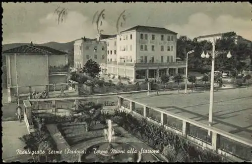 Padua Padova Montegrotto Terme (Padova) Terme mioni alla Stazione 1956