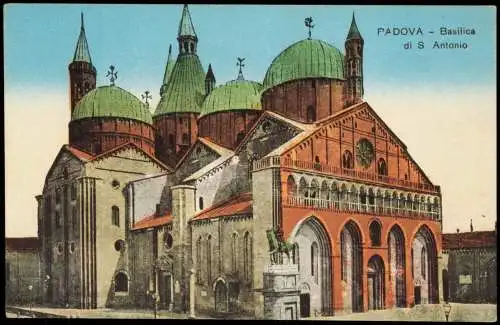 Cartoline Padua Padova Basilica (Basilika) di S. Antonio 1918