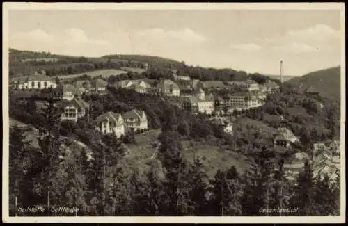 Bad Gottleuba-Berggießhübel Gesamtansicht Panorama Blick, Heilstätte 1931