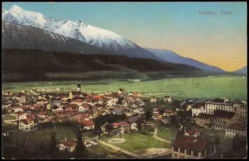 Ansichtskarte Wattens Stadt Gebirge Stimmungsbild 1915