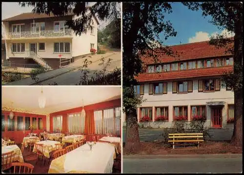 Ansichtskarte Glatten Mehrbild-AK GASTHOF ZUR „LINDE" MIT GÄSTEHAUS 1978