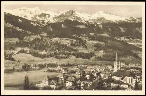 Ansichtskarte Bad Hofgastein Totale 1954