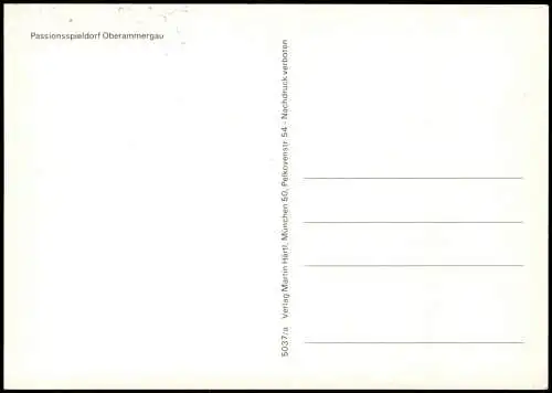 Ansichtskarte Oberammergau Passionsspieldorf Mehrbild 1991