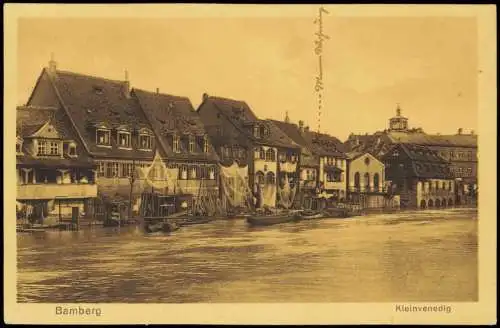 Ansichtskarte Bamberg Kleinvenedig 1927