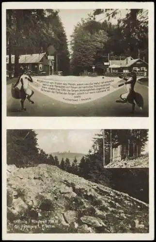 Schmitten (Hochtaunus) Großer Feldberg, Ringwall, Gaststätte 1939