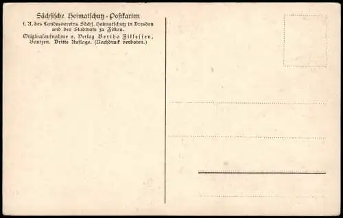 Ansichtskarte Zittau Im Garten des Dornspachschen Hauses 1920