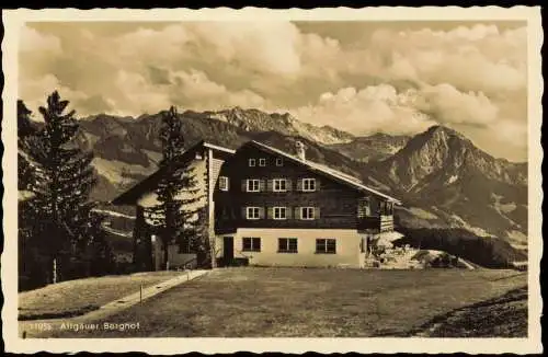 Ansichtskarte Sonthofen Allgäuer Berghof - Fotokarte 1930