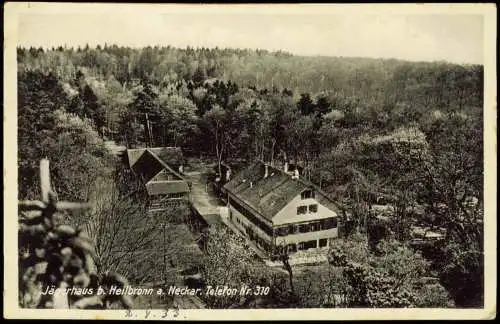 Ansichtskarte Heilbronn Jägerhaus 1933