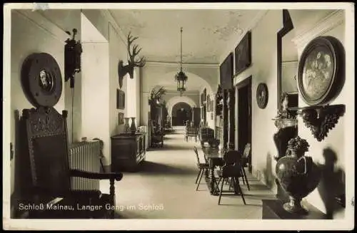 Insel Mainau-Konstanz Schloss Castle Langer Gang - Fotokarte 1935