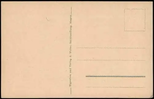 Ansichtskarte Singen (Hohentwiel) Stadt Bahnhof Künstlerkarte 1914