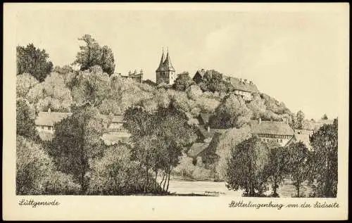 Lüttgenrode-Osterwieck Stötterlingenburg von der Südseite 1932