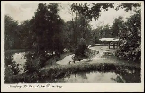 Ansichtskarte Duisburg Partie auf dem Kaiserberg 1942