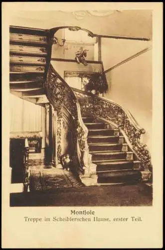 Monschau/Eifel Montjoie Treppe im Scheiblerschen Hause, erster Teil. 1926