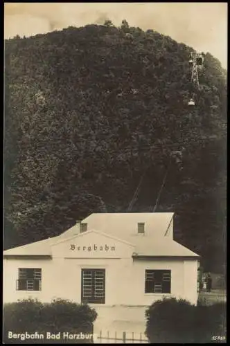 Ansichtskarte Bad Harzburg Bergbahn Talstation 1931