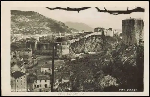 Postcard Ragusa Dubrovnik Stadtpartie 1927