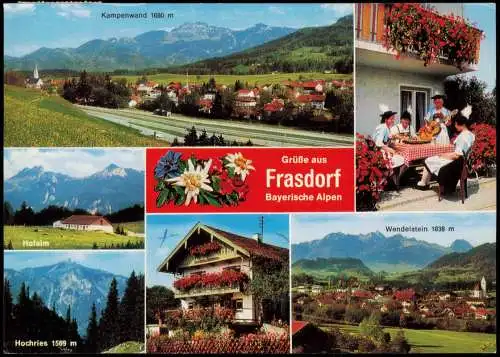 Ansichtskarte Frasdorf Mehrbildkarte mit Ortsansichten 1978