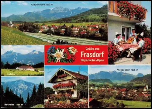 Ansichtskarte Frasdorf Mehrbildkarte mit diversen Ortsansichten 1978