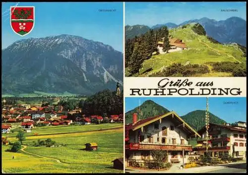 Ansichtskarte Ruhpolding Mehrbildkarte mit Ortsansichten 1976