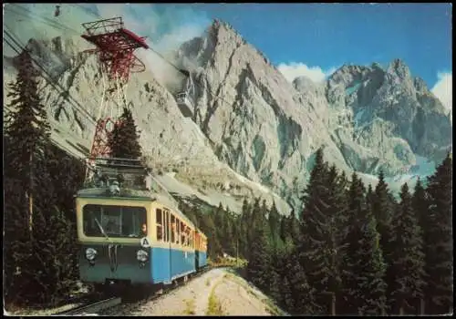 Garmisch-Partenkirchen Bayrische Zugspitzbahn (Seilbahn zur Zugspitze) 1979