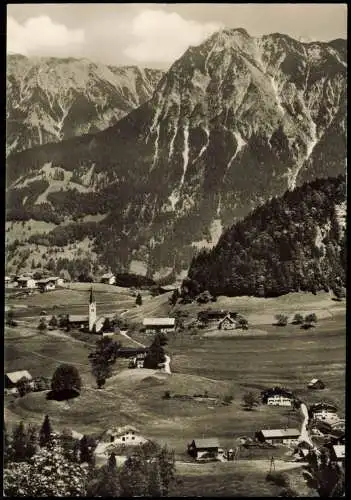 Tiefenbach-Oberstdorf (Allgäu) Umlandansicht, Berg-Panorama 1968