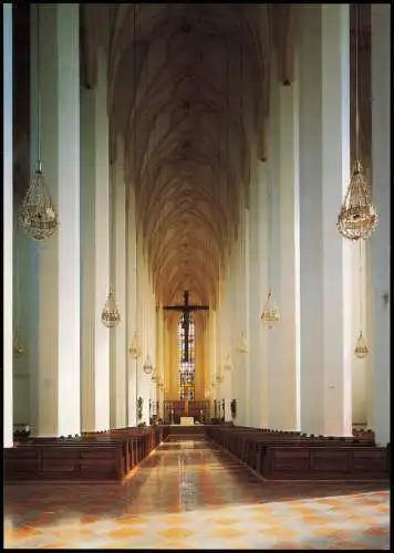 München Innenansicht der Frauenkirche Interior of the Cathedral 1975