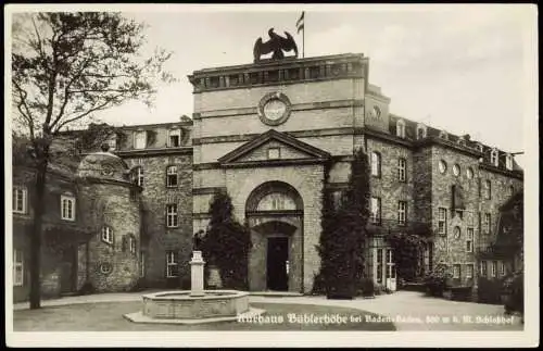 Bühlerhöhe-Bühl (Baden) Schlosshotel Bühlerhöhe - Adler 1932