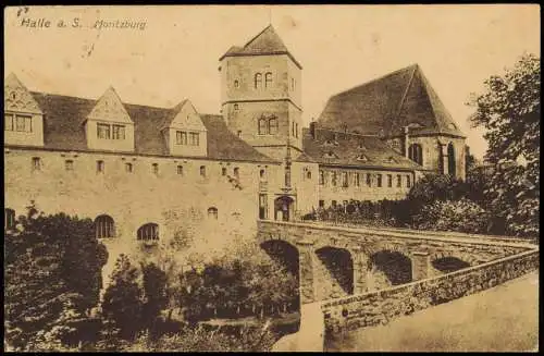 Ansichtskarte Halle (Saale) Moritzburg 1930