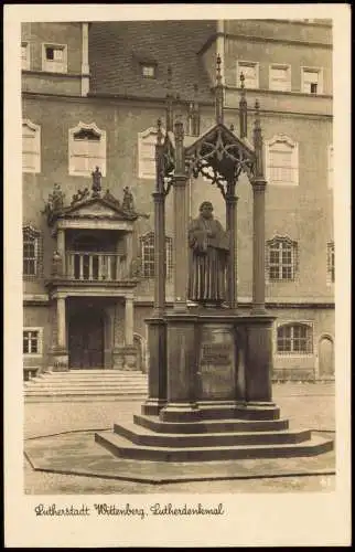 Ansichtskarte Lutherstadt Wittenberg Luther-Denkmal 1925