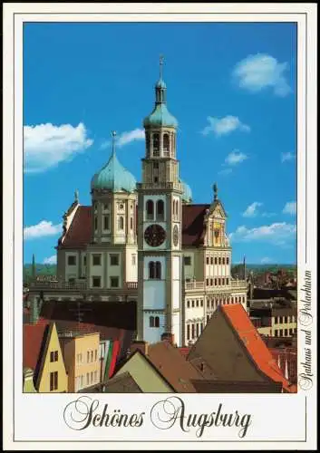 Ansichtskarte Augsburg Stadt-Ansicht 1990