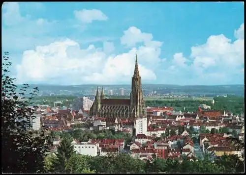 Ansichtskarte Ulm a. d. Donau Panorama-Ansichten, Stadt-Ansicht 1980