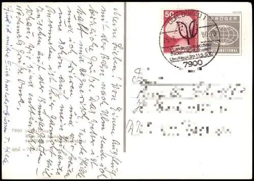 Ansichtskarte Ulm a. d. Donau Panorama-Ansichten, Stadt-Ansicht 1980