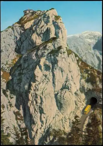 Berchtesgaden Kehlsteinhaus (1834 m) mit Kehlsteinstraße The eagles nest 1960