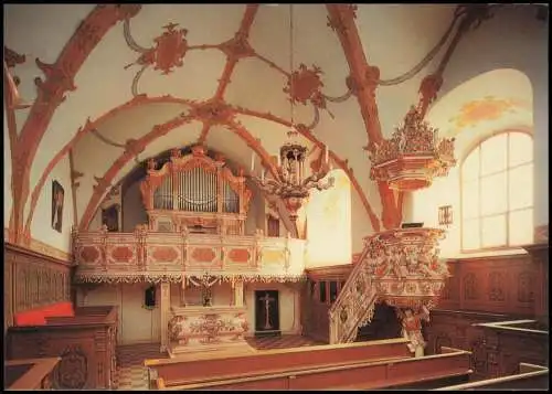 Burgkhammer Burgk Saale Museum Schloß Burgk Schloßkapelle Silbermannorgel 1990