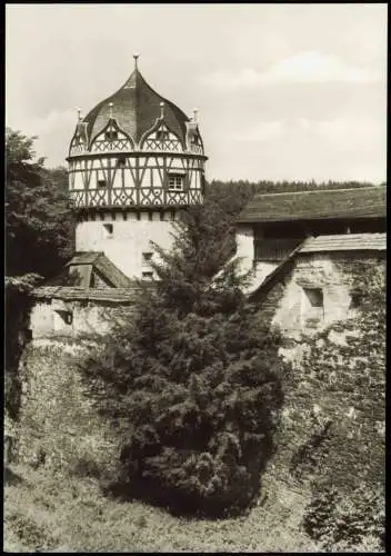 Burgkhammer Burgk Saale Staatliches Museum Schloß  Roter Turm Wallgraben  1989