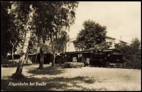 Ansichtskarte Baabe Rügen Rügenbahn 1961