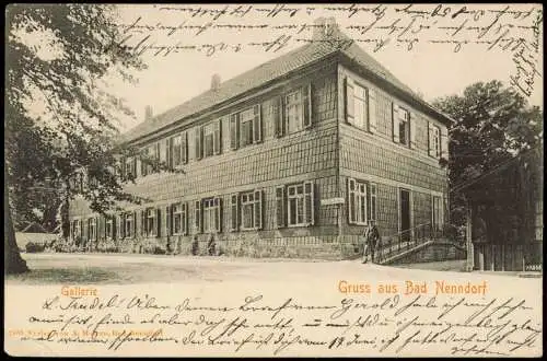 Ansichtskarte Bad Nenndorf Gallerie 1904