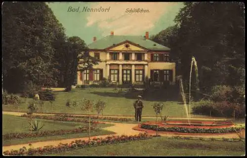 Ansichtskarte Bad Nenndorf Schlößchen. 1909