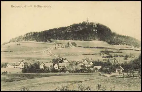 Ansichtskarte Bebendorf-Geismar Stadt mit Hülfensberg 1913