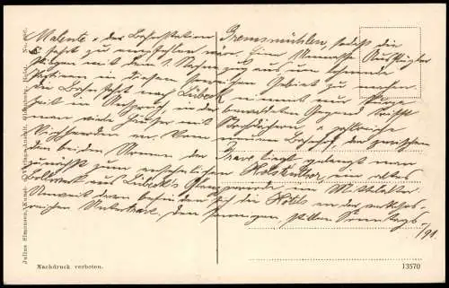 Ansichtskarte Bruhnskopppel-Malente Fernsicht von Bruhnskoppel 1912