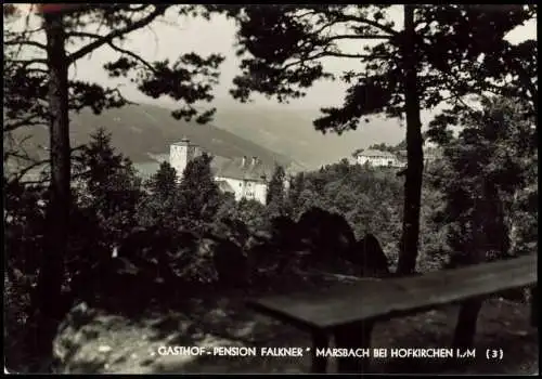 Marsbach Panorama-Ansichten GASTHOF-PENSION FALKNER MARSBACH BEI HOFKIRCHEN 1960