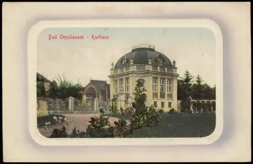 Ansichtskarte Bad Oeynhausen Kurhaus 1912 Passepartout