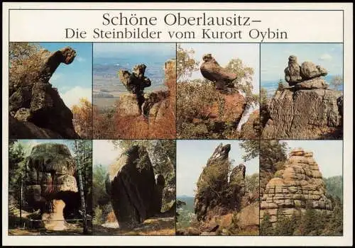 Oybin Steinbilder vom Kurort Oybin Schöne Oberlausitz (Mehrbild-AK) 1990